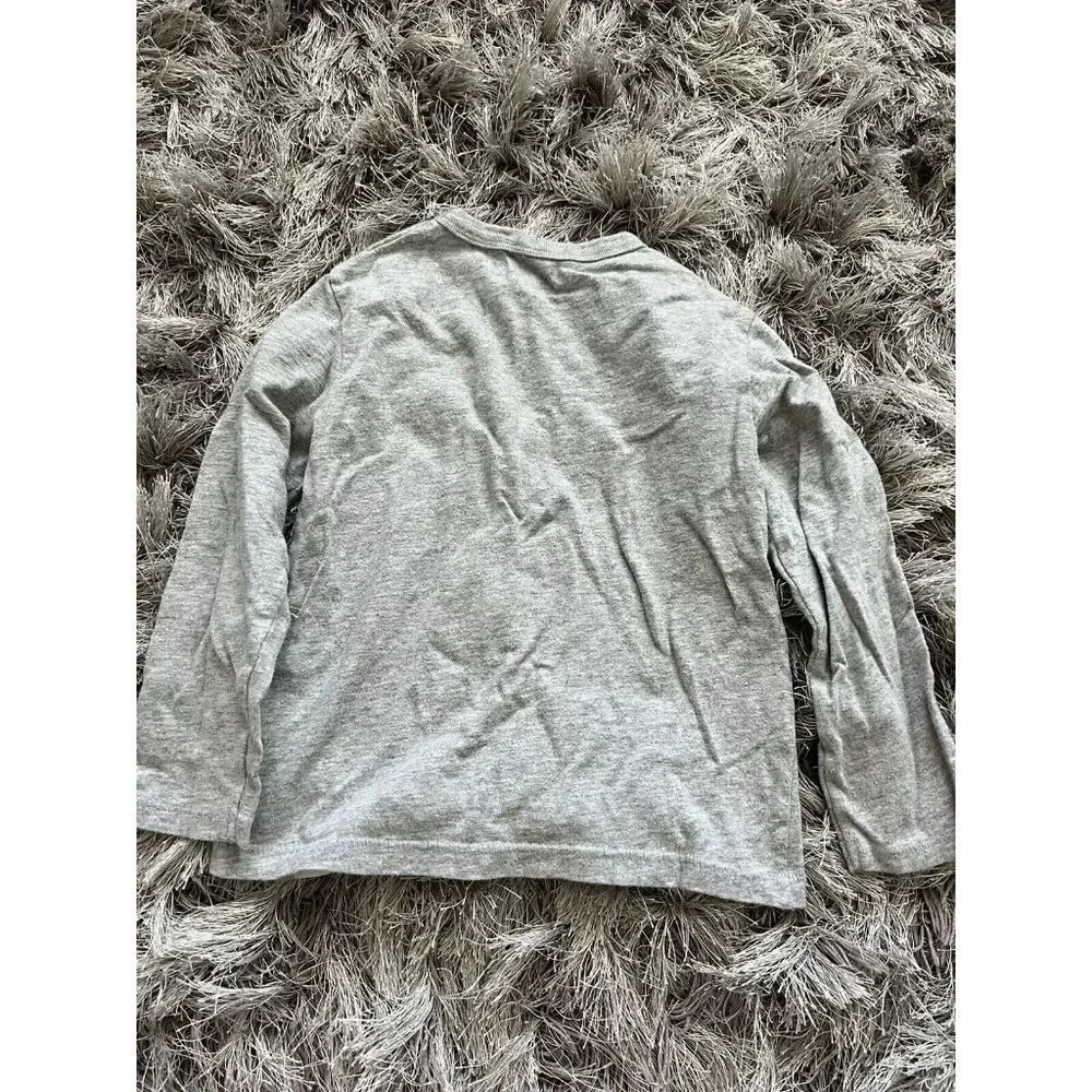 Gap Kids Boys Long Sleeve Gray Shirt